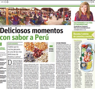 publication by Amalia llc , Siglo21, peruvian recipes, travel, food, culture