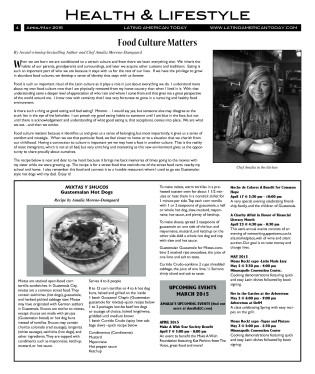 publication by Amalia, Latino American Today, recipe, food, culture