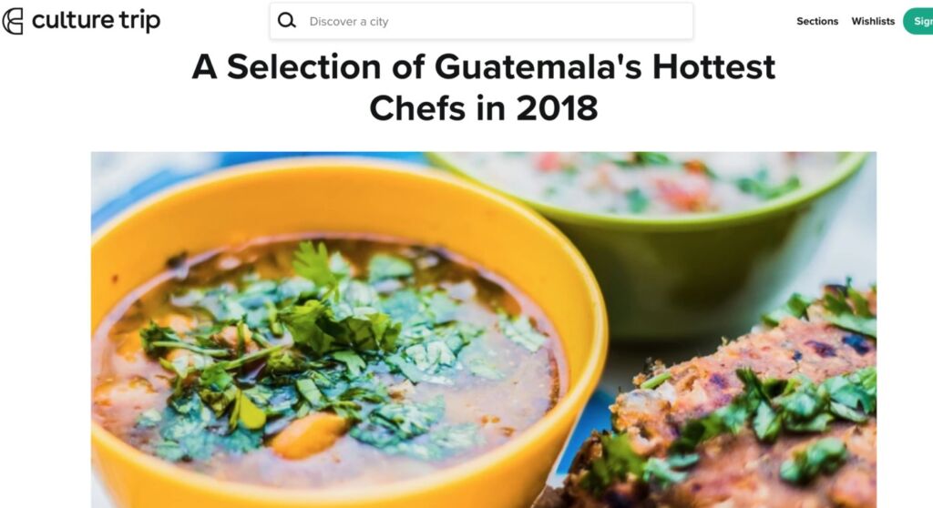 A Selection of Guatemala's Hottest Chefs 2018 by Culture Trip